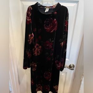 Velvet like dress
